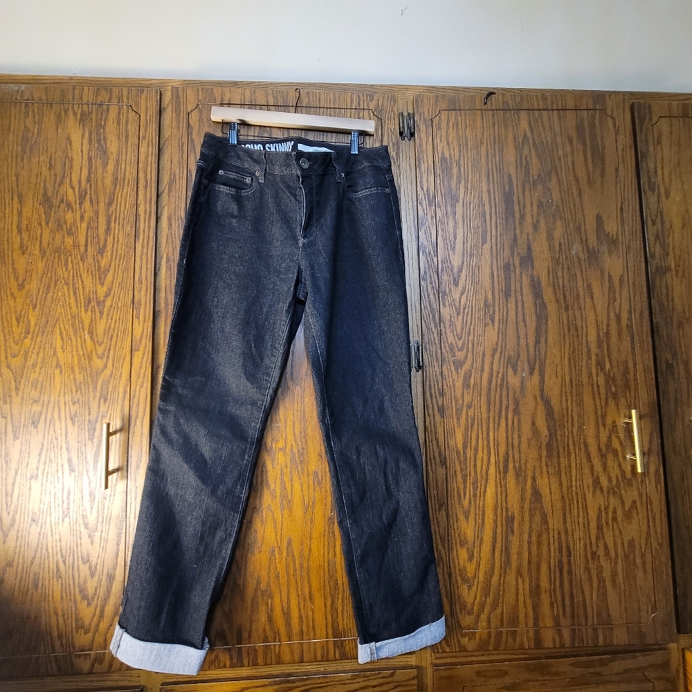 DKNY Soho Skinny  Dark Denim Jeans Size 14R